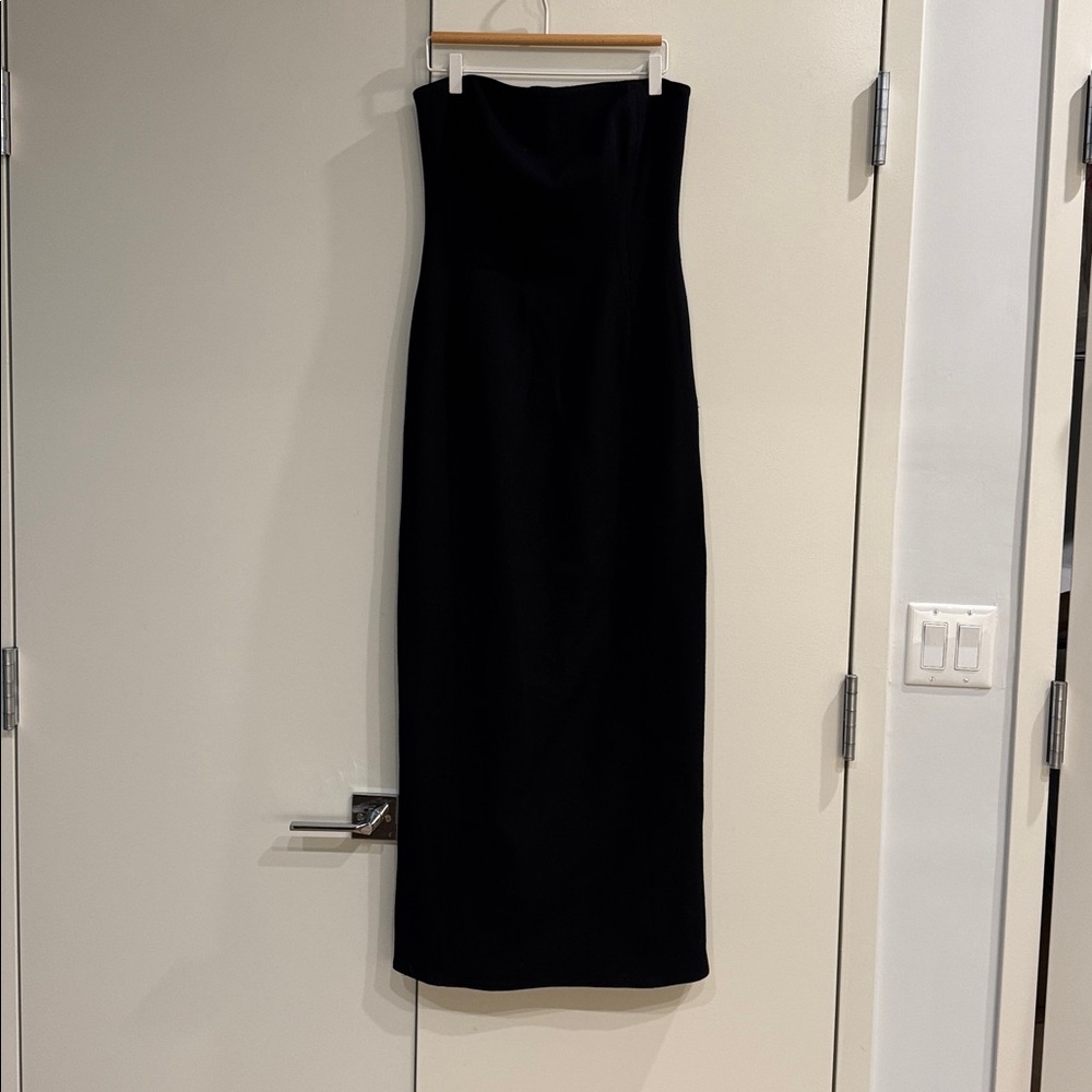 Brooks Brothers 100% Wool Strapless Dress in Black, size 6 - Picture 3 of 8